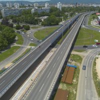 Radovi u Sarajevskoj ulici u Zagrebu snimljeni iz zraka