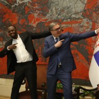Aleksandar Vučić se sastao s višestrukim olimpijskim prvakom Usainom Boltom