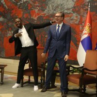 Aleksandar Vučić se sastao s višestrukim olimpijskim prvakom Usainom Boltom