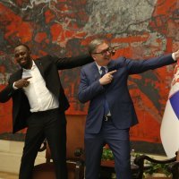 Aleksandar Vučić se sastao s višestrukim olimpijskim prvakom Usainom Boltom