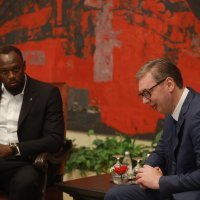 Aleksandar Vučić se sastao s višestrukim olimpijskim prvakom Usainom Boltom