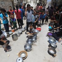 Gladni Palestinci u Gazi