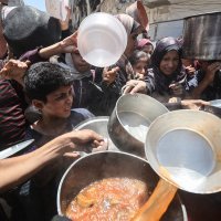 Gladni Palestinci u Gazi