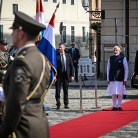 Narendra Modi i Andrej Plenković