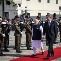 Narendra Modi i Andrej Plenković