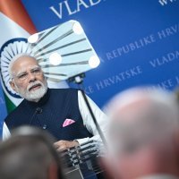 Narendra Modi i Andrej Plenković