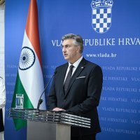 Narendra Modi i Andrej Plenković