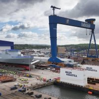 Porinuće HMS Venturer u Škotskoj