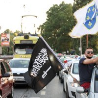 Prosvjedna vožnja automobila u znak podrške otporu Irana i Palestine