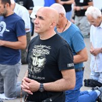 Molitelji na Trgu bana Jelačića 5.7.2025.