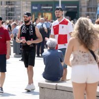 Atmosfera na dan koncerta Thompsona na Trgu bana Jelačića