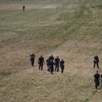 Jako policijsko osiguranje na Thompsonovom koncertu