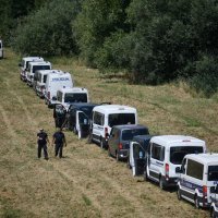 Jako policijsko osiguranje na Thompsonovom koncertu