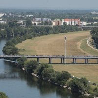 Pogled na Most slobode i Hipodrom