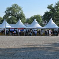 Slaba posjećenost štandova na istočnoj strani Thompsonove Fan zone