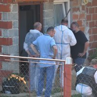 Policijski očevid na mjestu ubojstva u Pleškovcu