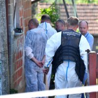 Policijski očevid na mjestu ubojstva u Pleškovcu