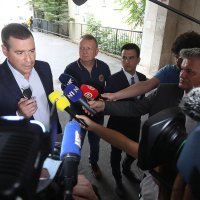 Mislav Herman dolazi na sjednicu predsjedništva HDZ-a