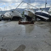 Šteta na brodovima nakon oluje u Splitu