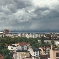Olujni oblaci u Zagrebu