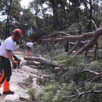 Posljedice velikog nevremena u Splitu
