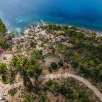 Uvala Bene na Marjanu nakon orkanskog nevremena