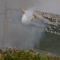 Požar u Kaštel Sućurcu