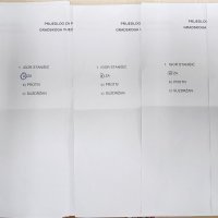 Listići u kojima se glasalo za Igora Stanišića kao predsjednika splitskog Gradskog vijeća