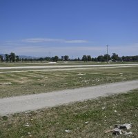 Radovi na uklanjanju pozornice nakon Thompsonovog koncerta