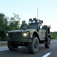 Kolona vojnih vozila na autocesti u smjeru Zagreba