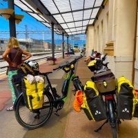 Vlak i bicikl, pedaliranje
