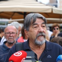 Prosvjed gradjana ispred Joker zbog broda Moby Drea s azbestom