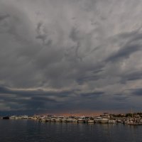 Dolazak olujnog nevremena nad Novalju