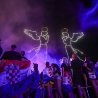 Dronovi na koncertu Thompsona u Sinju