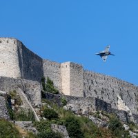 Prelet Rafalea iznad Kninske tvrđave povodom 30. obljetnice VRO Oluja