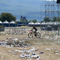 Hipodrom u Sinju dan nakon koncerta Marka Perkovića Thompsona