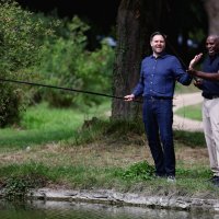 David Lammy i JD Vance na ribolovu