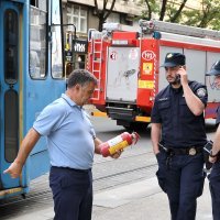 Zapalio se tramvaj u Zagrebu