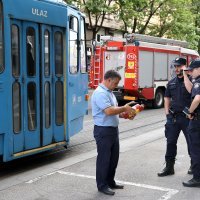 Zapalio se tramvaj u Zagrebu