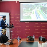 Splitski gradonačelnik Tomislav Šuta i predsjednik Uprave Hrvatskih cesta Ivica Budimir