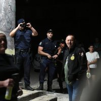 Prosvjed branitelja u Benkovcu