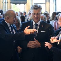 Orsat Miljenić, Andrej Plenković, Gordan Grlić Radman