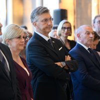 Orsat Miljenić, Kolinda Grabar Kitarović, Andrej Plenković, Tomo Medved