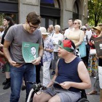 Prosvjedna šetnja HND-a i SNH za solidarnost s kolegama u Gazi