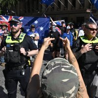 Antiimigracijski skup u Australiji