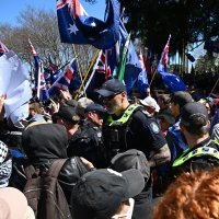 Antiimigracijski skup u Australiji