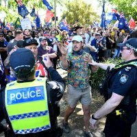 Antiimigracijski skup u Australiji