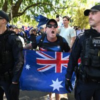 Antiimigracijski skup u Australiji