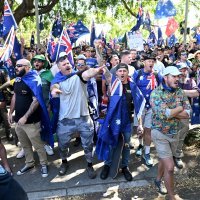 Antiimigracijski skup u Australiji