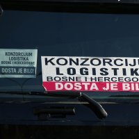 Kamionski prosvjedi u Banja Luci ometaju promet